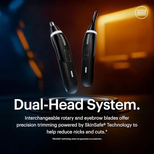 MANSCAPED Weed Whacker 3.0 PRO Electric Nose, Ear & Eyebrow Hair Trimmer | SkinSafe Technology, Waterproof, Rechargeable, 60 Min Runtime thumbnail 6