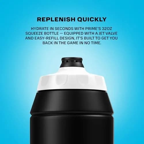 PRIME Hydration 32 oz Black Graffiti Sports Water Bottle | BPA Free, Leakproof & Dishwasher Safe thumbnail 4