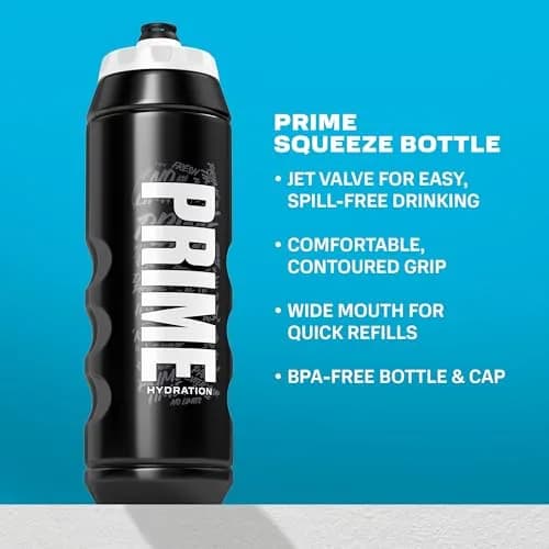 PRIME Hydration 32 oz Black Graffiti Sports Water Bottle | BPA Free, Leakproof & Dishwasher Safe thumbnail 2