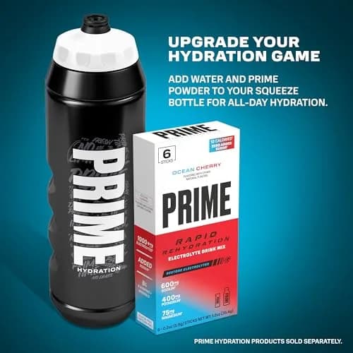 PRIME Hydration 32 oz Black Graffiti Sports Water Bottle | BPA Free, Leakproof & Dishwasher Safe thumbnail 3