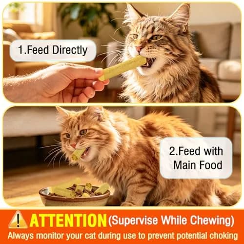 HavenJanny Freeze-Dried Chicken & Pumpkin Cat Treats, 50g (1.76 oz) | Digestive Support & Teeth Cleaning thumbnail 5