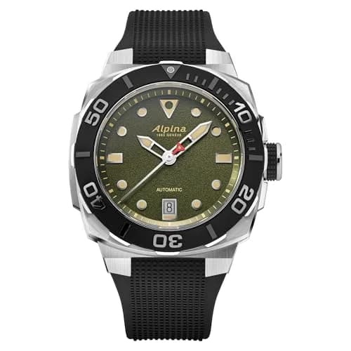 Alpina Men's Swiss Made Automatic Seastrong Watch, Green Dial, 39x40.5mm | Water-Resistant 300MM, Anti-Reflective Sapphire thumbnail 1