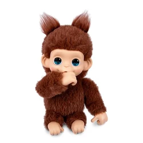 Little Live Pets Baby Monkey Minis – Chikki Cherry, Interactive Toy | 7.4 inches cuddly plush thumbnail 6
