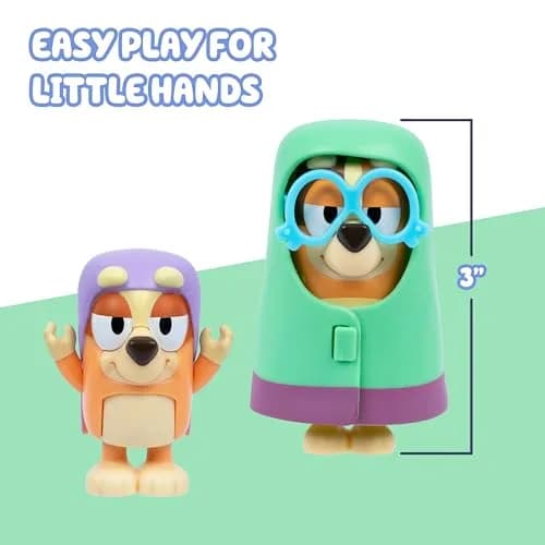 Bluey Figure 4-Pack Here Come The Grannies | Episode-Themed Toys | 6-7.6 cm (2.5-3") thumbnail 5