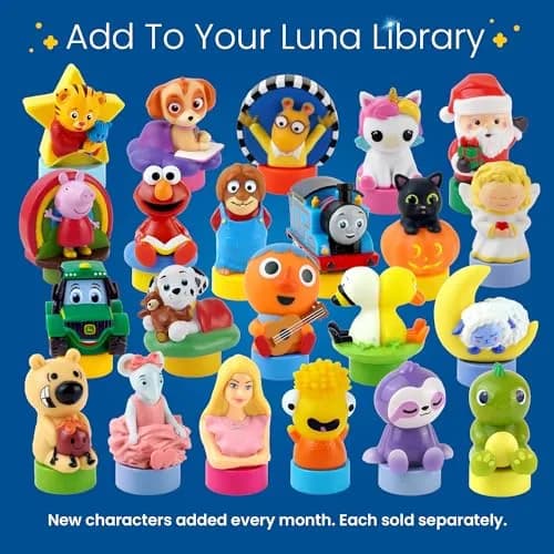 LUNA STORYTIME Kids Book Projector - 5 Daniel Tiger & Fairytale Stories, 10 Songs, Ages 3+ | Screen-Free Bedtime Fun thumbnail 9