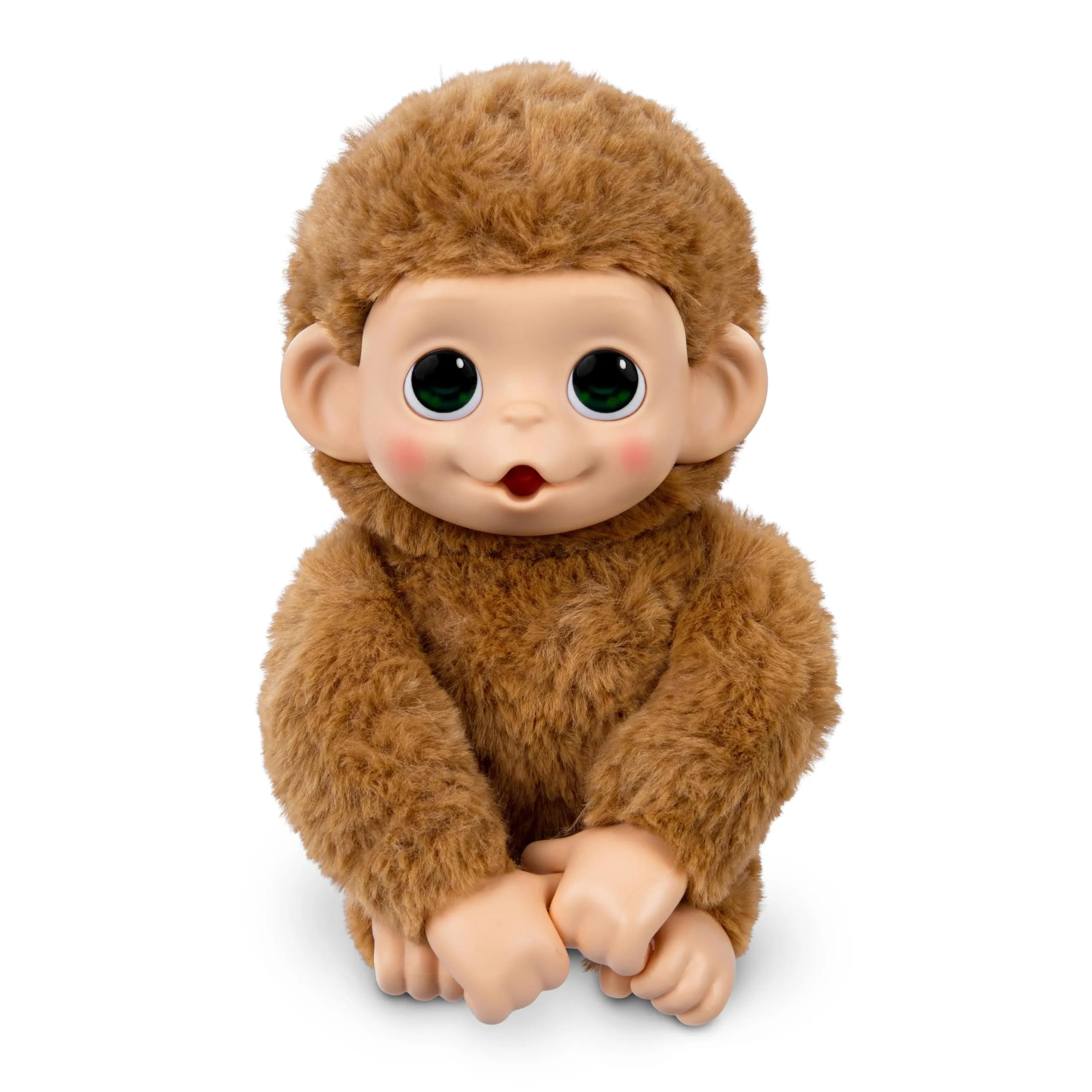 Little Live Pets Baby Monkey Minis Pepi Peach Interactive Toy 18 cm (7.4 in) | ASTM-Tested Educational Toy — Multicolor