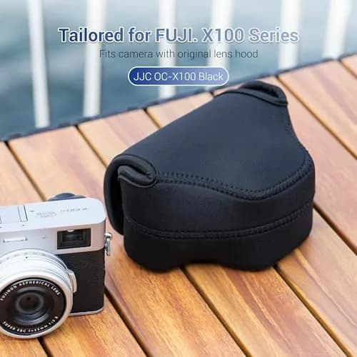 JJC Soft Neoprene XE5 X100VI Camera Case Bag for Fujifilm X-E5 Lumix L10 | Waterproof & Anti-Loss thumbnail 6