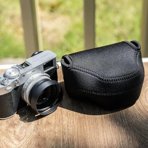 JJC Soft Neoprene XE5 X100VI Camera Case Bag for Fujifilm X-E5 Lumix L10 | Waterproof & Anti-Loss thumbnail 9