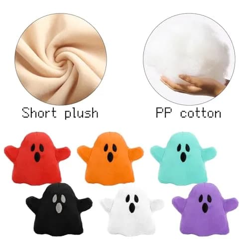 RLXGCZ 6pcs Halloween Plush Toys Set 7.62 cm (3 inches) | ASTM-Tested Non-Toxic Cotton thumbnail 4