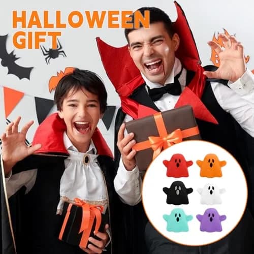 RLXGCZ 6pcs Halloween Plush Toys Set 7.62 cm (3 inches) | ASTM-Tested Non-Toxic Cotton thumbnail 7