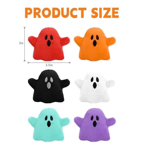 RLXGCZ 6pcs Halloween Plush Toys Set 7.62 cm (3 inches) | ASTM-Tested Non-Toxic Cotton thumbnail 2