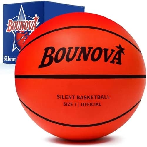 BOUNOVA Silent Basketball Size 7 (29.5") | Official Feel, Indoor Practice Ball thumbnail 1