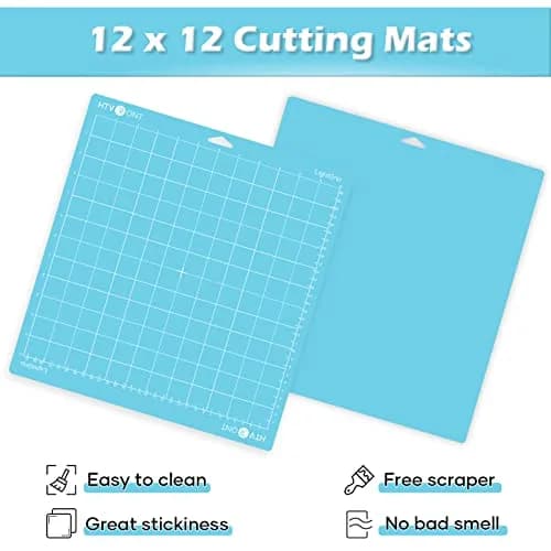 HTVRONT Self Healing Cutting Mat 12" x 18" (5-Pack) | Precision Grid for Crafts & Sewing thumbnail 4