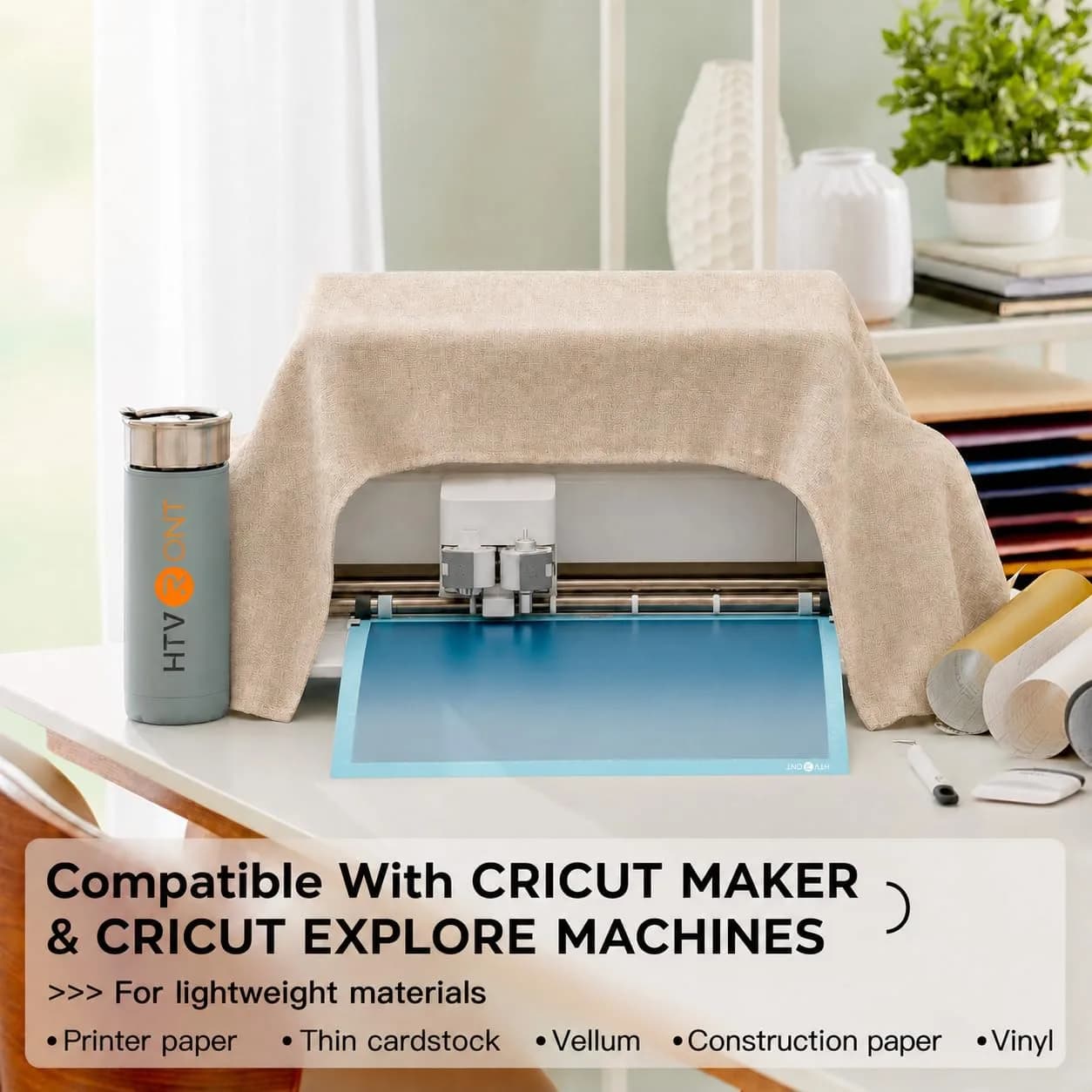 HTVRONT Self Healing Cutting Mat 12" x 18" (5-Pack) | Precision Grid for Crafts & Sewing - view 6