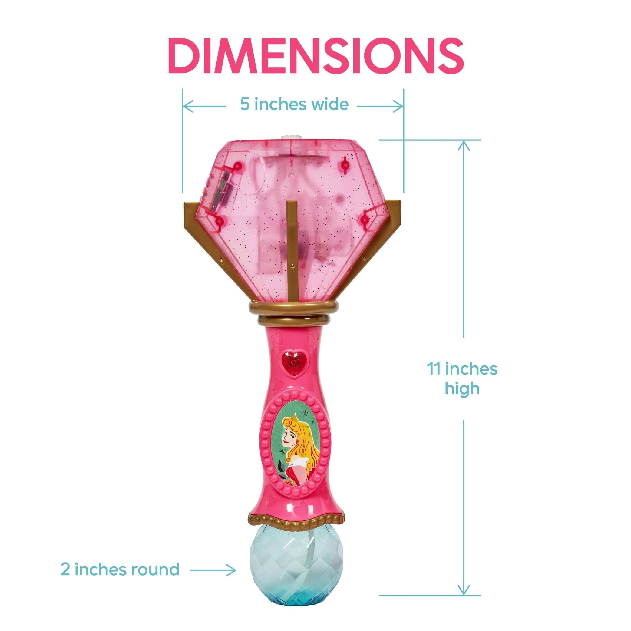 Little Kids Lights and Sound Bubble Wand | ASTM-Tested Educational Toy - view 3