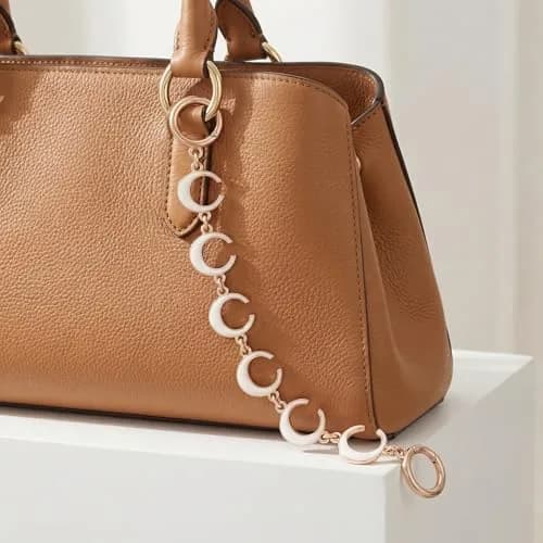 COICOIC Gold Moon Phase Bag Chain Extender & Charm 27cm (10.6") | Designer-Inspired Elegance for Handbags thumbnail 5