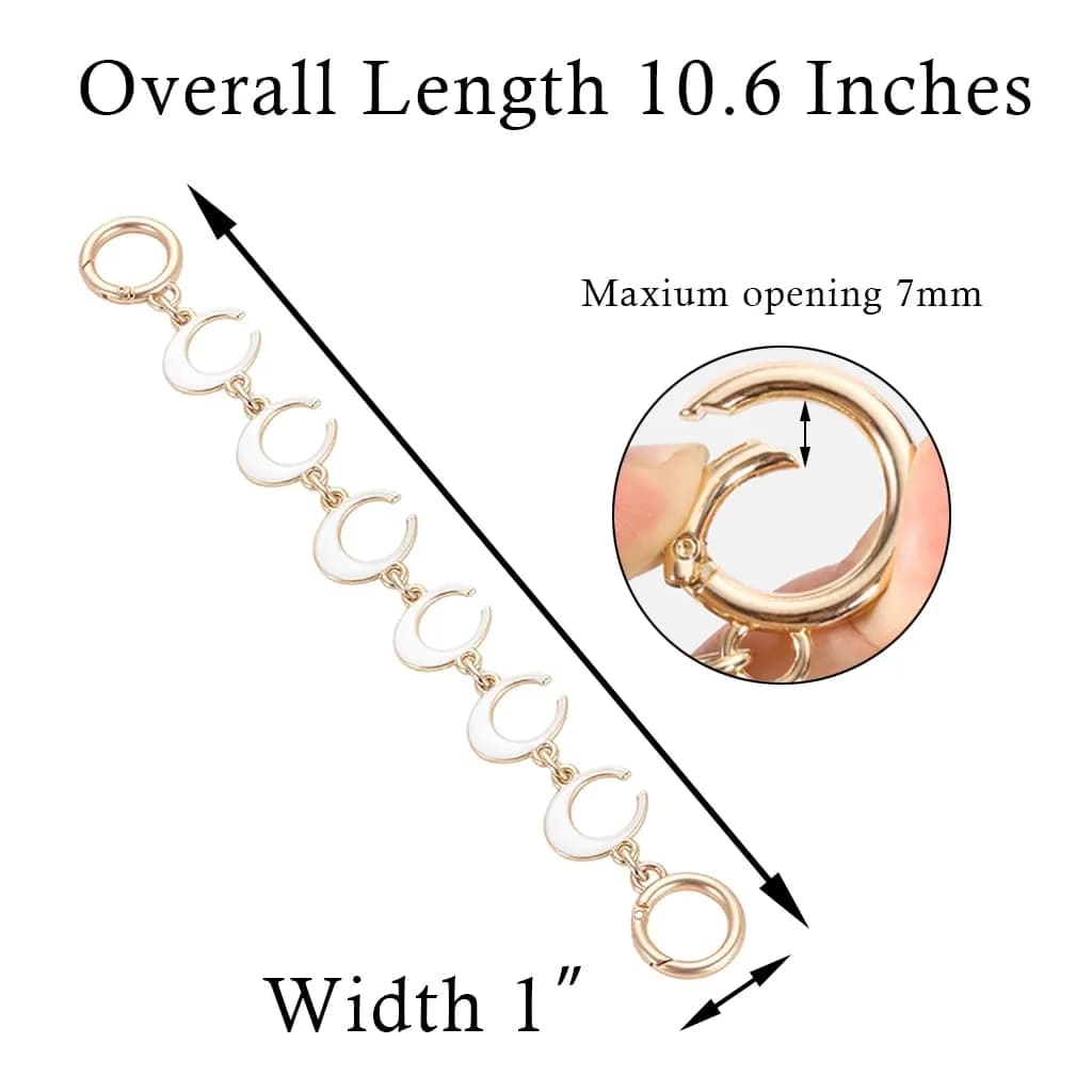 COICOIC 10" Moon Purse Strap Extender - Adds Length to Shoulder Crossbody Bags - view 2