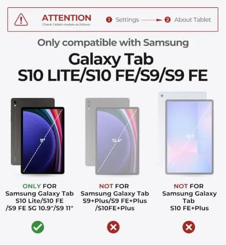 Dexnor Keyboard Case for Samsung Galaxy Tab S10 Lite/S10 FE/S9 FE 10.9"/S9 11" | Magnetic Floating Stand & Multi-Touch Trackpad thumbnail 3
