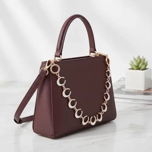 COICOIC 15.7 Inch Bag Chain Charm with C Phase Details, Gold Purse Chain for Coach Bags | Stylish Accessory thumbnail 4