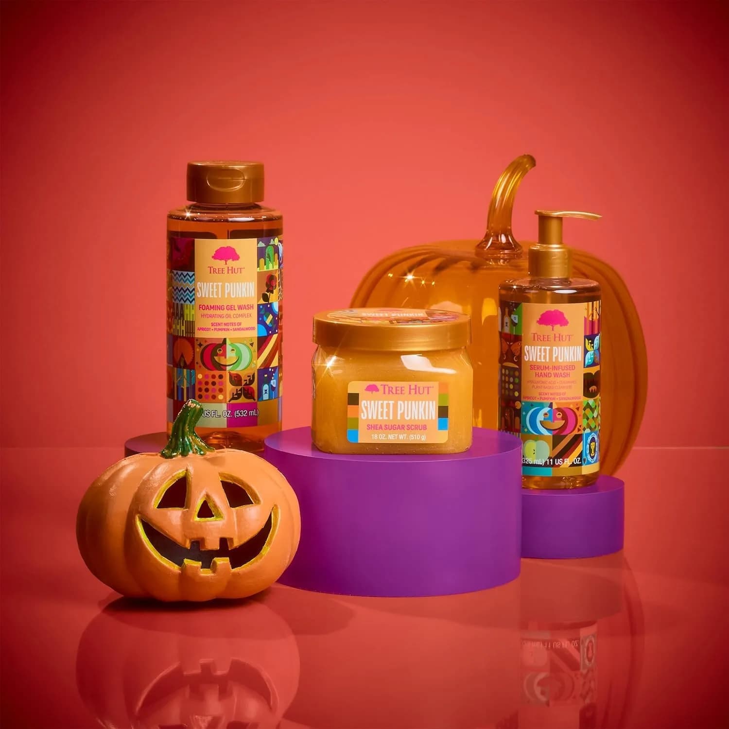Tree Hut Sweet Punkin Shea Sugar Scrub 530ml (18 fl oz) | Autumn Harvest Body Treatment - view 8