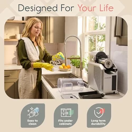 Culvani Chillux Slushie Machine for Home | Self-Cleaning, 6 Preset Modes, 68oz Capacity thumbnail 9