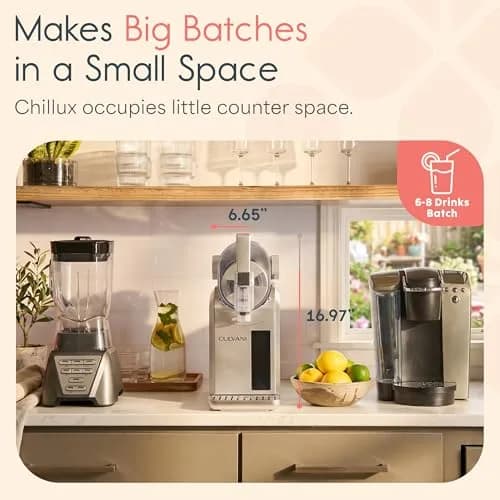 Culvani Chillux Slushie Machine for Home | Self-Cleaning, 6 Preset Modes, 68oz Capacity thumbnail 4