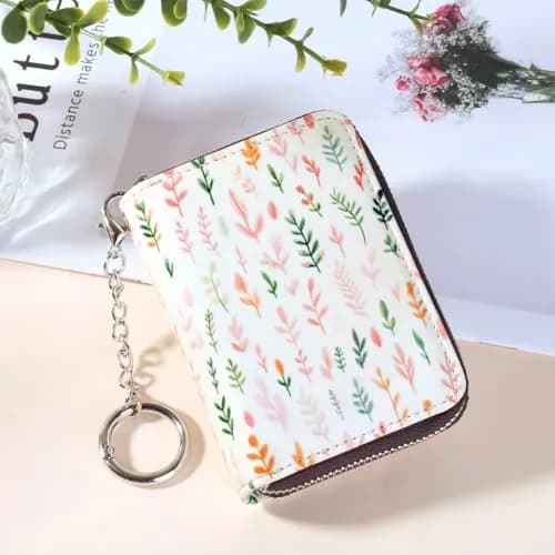FurArt RFID Blocking Zipper Wallet for Women with Keychain | 11 cm (4.3 in) thumbnail 4