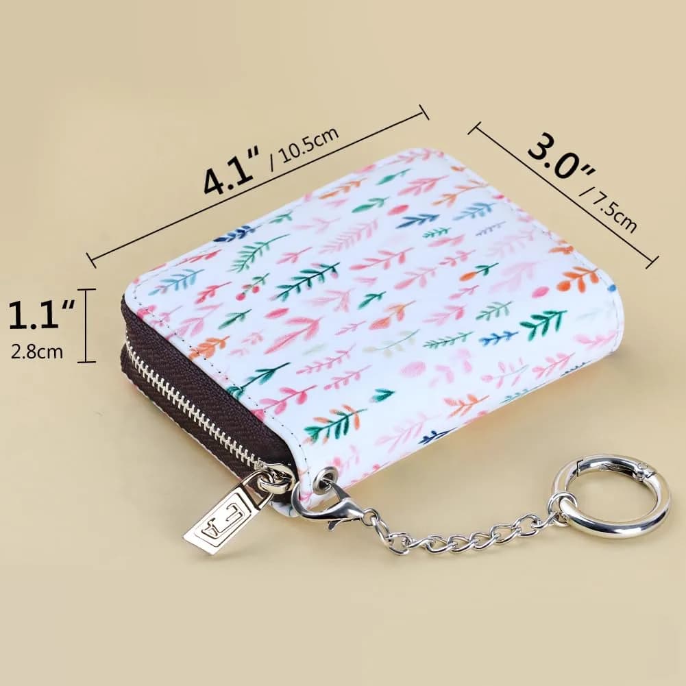 FurArt RFID Blocking Zipper Wallet for Women with Keychain | 11 cm (4.3 in) - view 6