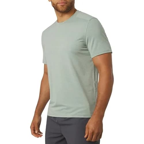 Motion Men's Slim Fit Tee Active Performance Super Soft Stretchable T-Shirt, Dusty Palm, Large thumbnail 1