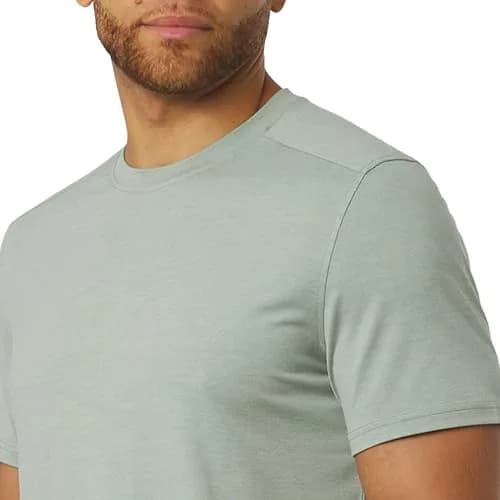 Motion Men's Slim Fit Tee Active Performance Super Soft Stretchable T-Shirt, Dusty Palm, Large thumbnail 2