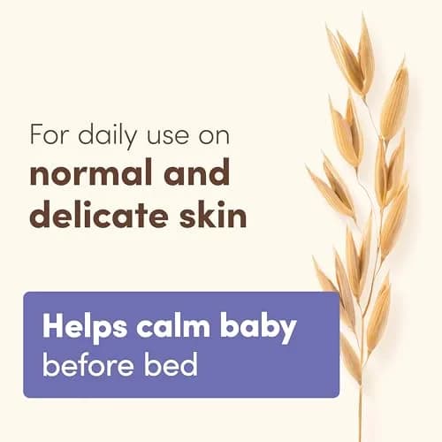 Aveeno Baby Calming Comfort Moisturizing Body Lotion with Lavender & Vanilla, 355ml (12 fl. oz) | Gentle, Non-Greasy, 24-Hour Hydration thumbnail 5