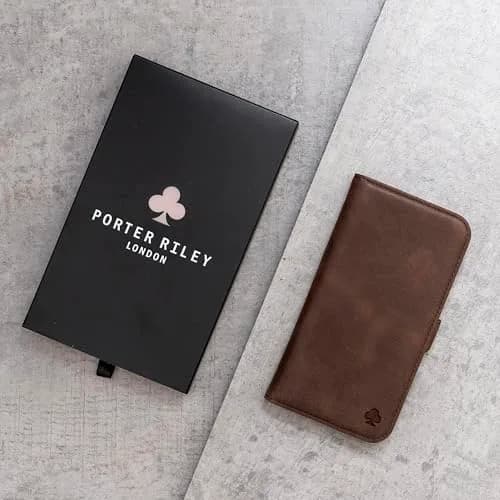 Porter Riley Leather Wallet Case for iPhone 18 Pro Max & 17 Pro Max | Genuine Leather, Card Slots & 360° Protection thumbnail 5