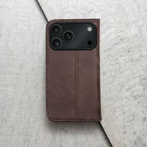 Porter Riley Leather Wallet Case for iPhone 18 Pro Max & 17 Pro Max | Genuine Leather, Card Slots & 360° Protection thumbnail 8