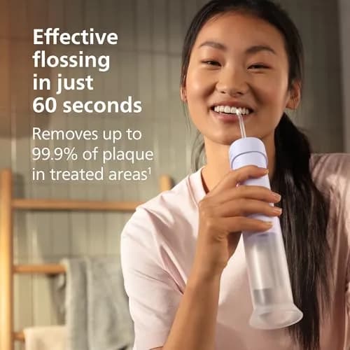Philips Sonicare Compact Flosser 1000 Portable Water Flosser 1 Count | 3 Modes, 200ml Tank, IPX7 Waterproof, 21-Day Battery thumbnail 2