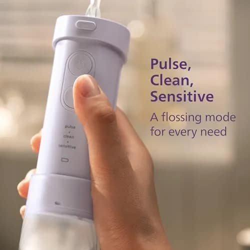 Philips Sonicare Compact Flosser 1000 Portable Water Flosser 1 Count | 3 Modes, 200ml Tank, IPX7 Waterproof, 21-Day Battery thumbnail 4