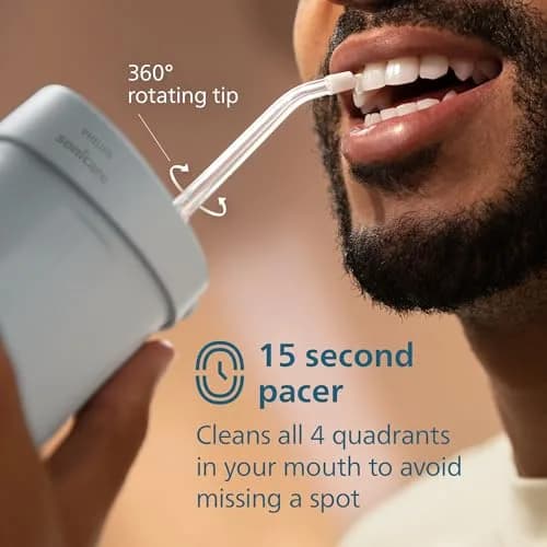 Philips Sonicare Compact Flosser 1000 200ml | Portable Water Flosser with 3 Modes thumbnail 5