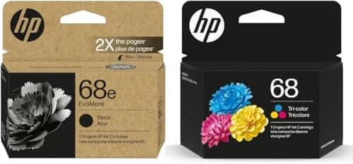 HP Original 68e EvoMore High Yield Black / 68 Tri-Color Ink Cartridges (2-Pack) | Up to 320 Black, 120 Color Pages thumbnail 1