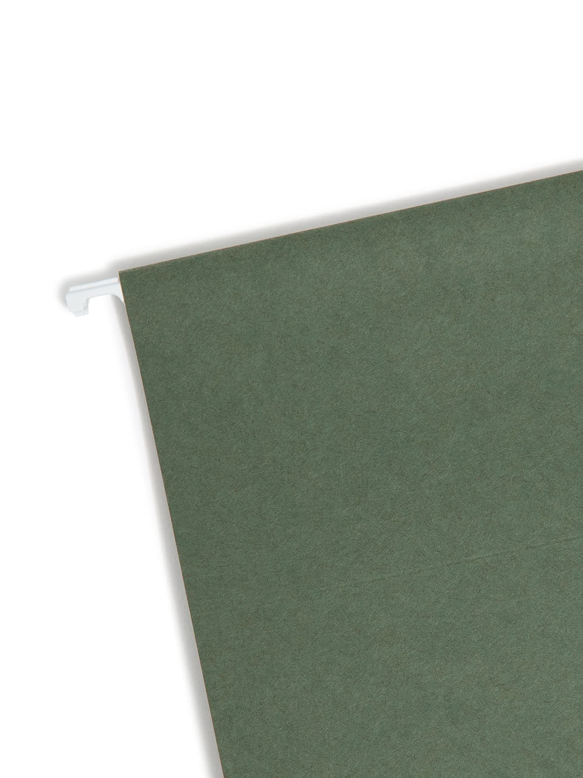 Smead Hanging File Folders Legal Size Standard Green 25 per Box (Pack of 5) | Made in USA with Recycled Content - view 2