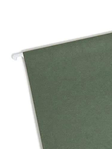 Smead Hanging File Folders Legal Size Standard Green 25 per Box (Pack of 5) | Made in USA with Recycled Content thumbnail 2