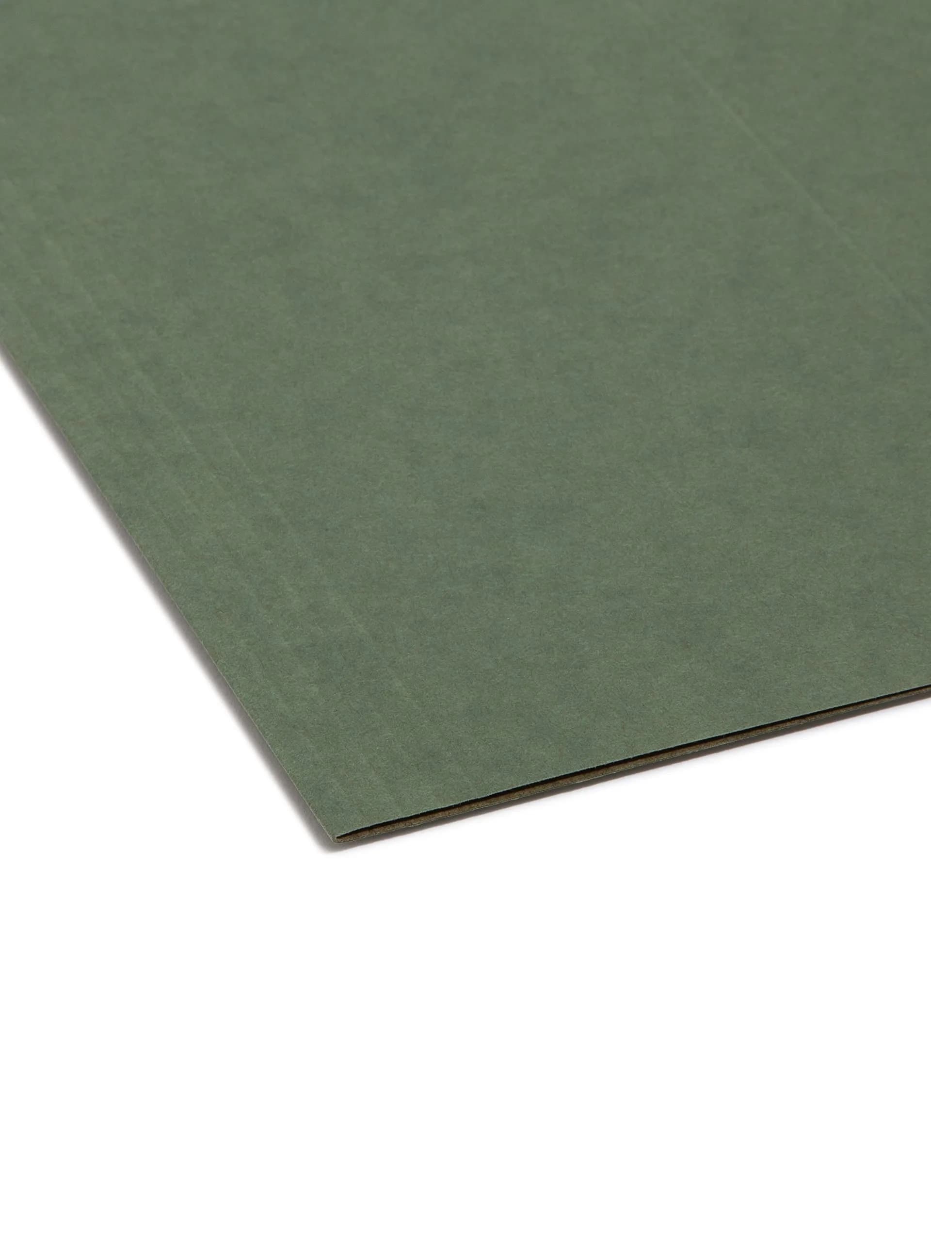 Smead Hanging File Folders Legal Size Standard Green 25 per Box (Pack of 5) | Made in USA with Recycled Content - view 4