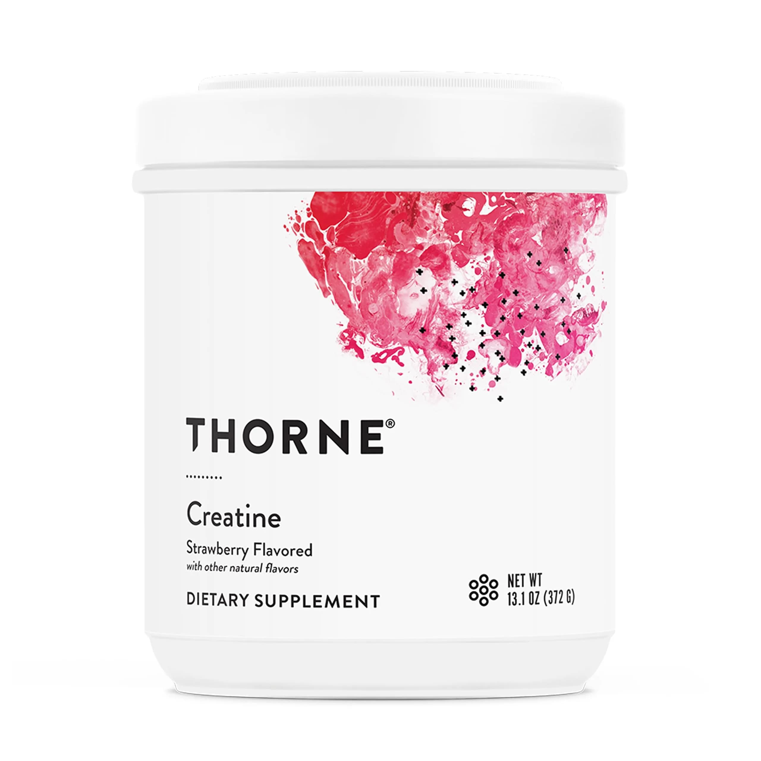 THORNE Creatine Micronized Creatine Monohydrate Powder Strawberry 5 g per Serving | NSF Certified for Sport — Strawberry