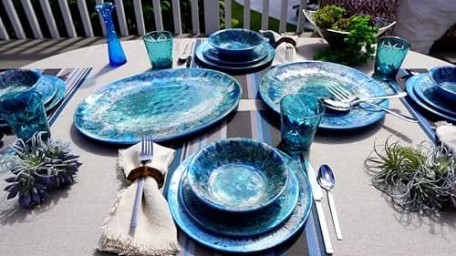 Certified International Radiance Teal Melamine 7.5" All Purpose Bowl | Deep Break-Resistant, Dishwasher Safe, Coastal Style (Pack of 12) thumbnail 6