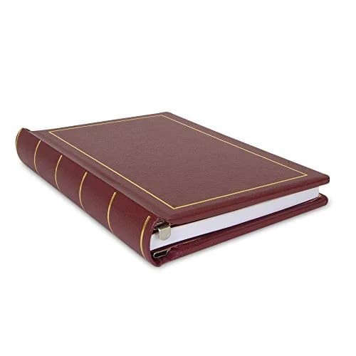 Wilson Jones Corporate Minute Book, Letter Size 8.5 x 11 Inches, 125 Pages/250 Sides, Red | Confidential Recordkeeping (102 chars) thumbnail 6
