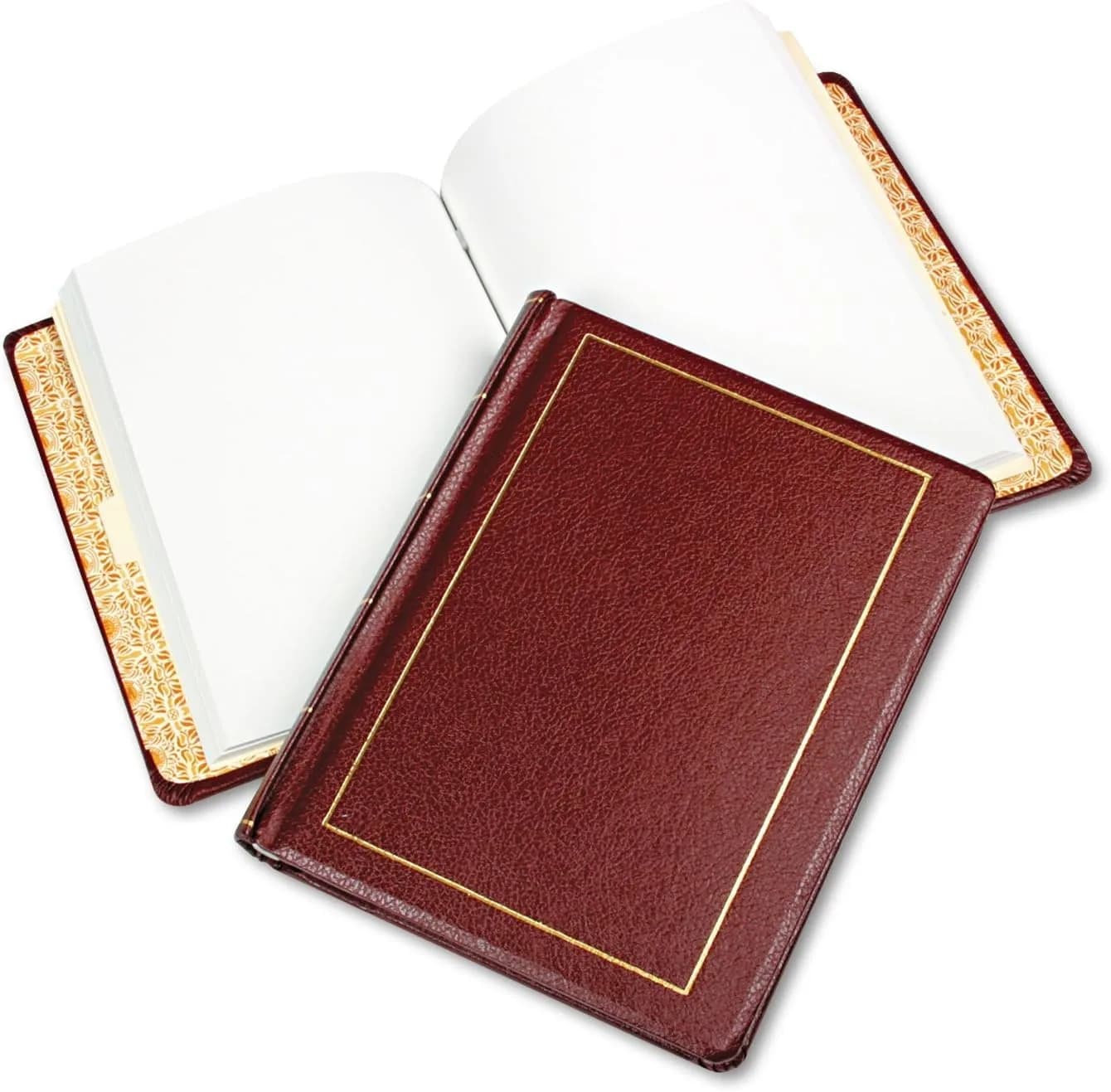 Wilson Jones Corporate Minute Book, Letter Size 8.5 x 11 Inches, 125 Pages/250 Sides, Red | Confidential Recordkeeping (102 chars)