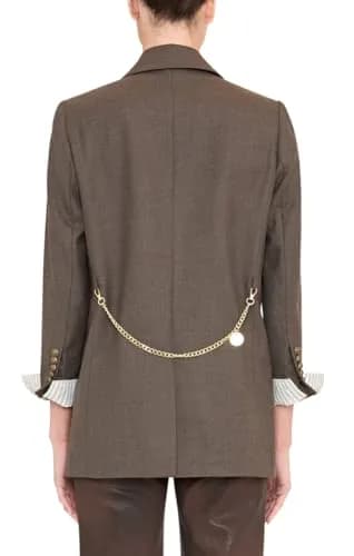 Kobi Halperin Forrest Jacket Brown X-Large | Effortless Luxury, Flattering Fit thumbnail 2