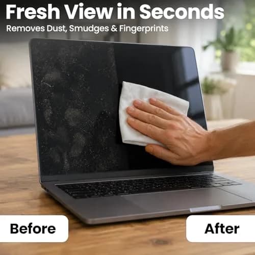 EVEO Screen Wipes - Electronic Wipes, Microfiber Screen Cleaner for Electronics | 50 Pack thumbnail 5