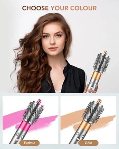TOSAGE Large Round Volumizing Brush for Dyson Airwrap HS01 HS05 HS08 | Nickel/Copper Barrel for Big Volume & Faster Drying thumbnail 6
