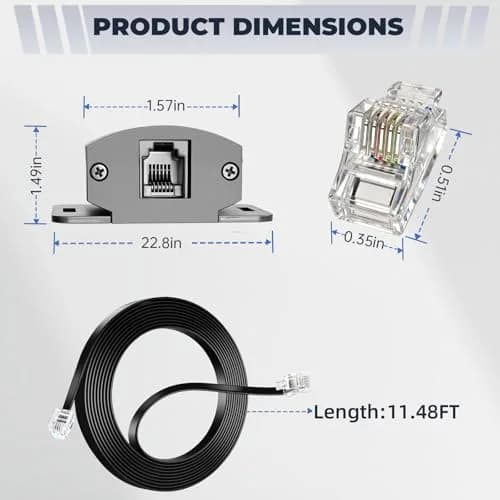 DACLL Bass Knob, 6-Pin Car Subwoofer Volume Control with 11.48ft Cable | Precise Bass Adjustment for Car Audio thumbnail 6