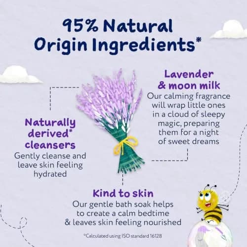 Childs Farm SlumberTime Bath Soak, Lavender & Moon Milk 250ml | Calming & Hydrating for Sensitive Skin thumbnail 4