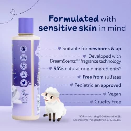 Childs Farm SlumberTime Bath Soak, Lavender & Moon Milk 250ml | Calming & Hydrating for Sensitive Skin thumbnail 7